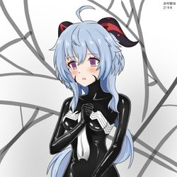 This is a pixiv picture whose title is 第一次穿(确信).