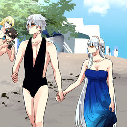 This is a pixiv picture whose title is 水着アナスタシア実装おめでとうございます.