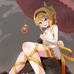 This is a pixiv picture whose title is エドナちゃんのおみ足.