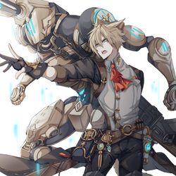 This is a pixiv picture whose title is 機工士.