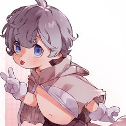 This is a pixiv picture whose title is he blep!.