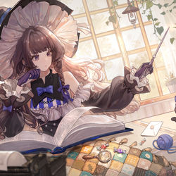 This is a pixiv picture whose title is 了不起的小魔女.