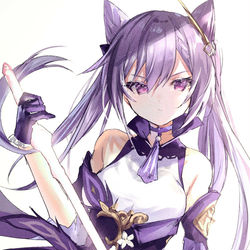 This is a pixiv picture whose title is 刻晴.