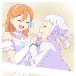 This is a pixiv picture whose title is ライブ後.