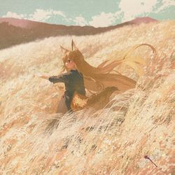 This is a pixiv picture whose title is すすき見にいきたい.
