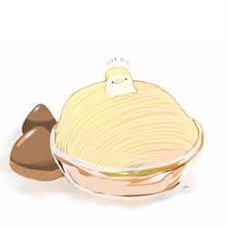 This is a pixiv picture whose title is モンブラン.