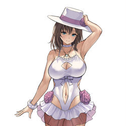 This is a pixiv picture whose title is 水着シャルロット.