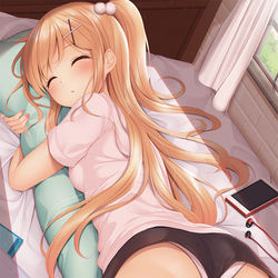 This is a pixiv picture whose title is 幸せそうな寝顔をずっと見守り隊！！.