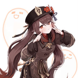 This is a pixiv picture whose title is 胡桃.