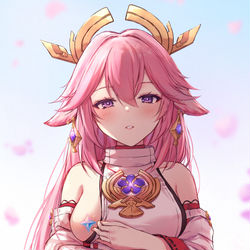 This is a pixiv picture whose title is yae.