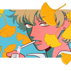 This is a pixiv picture whose title is 秋.