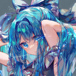 This is a pixiv picture whose title is 大人チルノ.