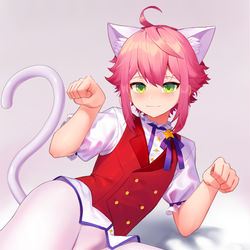 This is a pixiv picture whose title is 桃李.