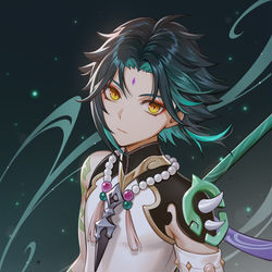 This is a pixiv picture whose title is 魈.