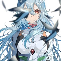 This is a pixiv picture whose title is 綾波レイ.