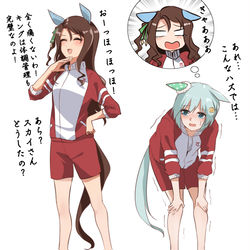 This is a pixiv picture whose title is キングとスカイと足つぼマット.