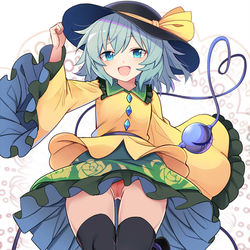 This is a pixiv picture whose title is こいしちゃん＋ニーソって最高だよね!.