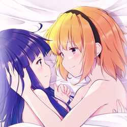 This is a pixiv picture whose title is 思い思われ.
