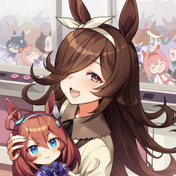 This is a pixiv picture whose title is ライスちゃん.