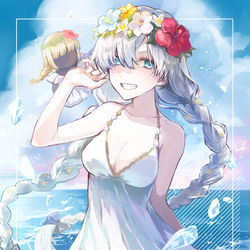 This is a pixiv picture whose title is 夏の皇女様.