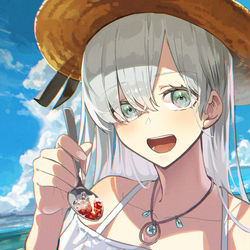 This is a pixiv picture whose title is 水着アナスタシアさん.