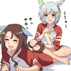 This is a pixiv picture whose title is 足裏こちょこちょキンセイ.