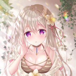 This is a pixiv picture whose title is 甘々で気持ちよくしてあげるね.