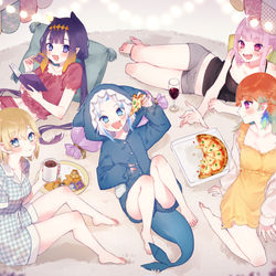 This is a pixiv picture whose title is holomyth1周年おめでとう～！！.