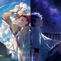 This is a pixiv picture whose title is ヒロアカまとめ③.