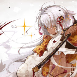 This is a pixiv picture whose title is 魔神さん水着.