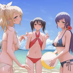 This is a pixiv picture whose title is 海.