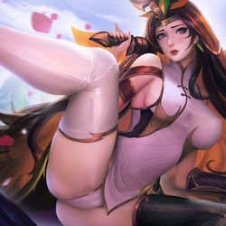 This is a pixiv picture whose title is seraphine.