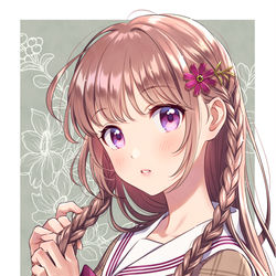 This is a pixiv picture whose title is チョコレートコスモス.
