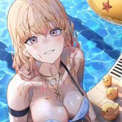This is a pixiv picture whose title is プール.