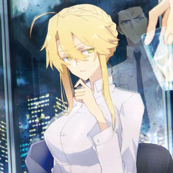 This is a pixiv picture whose title is 【嵐の王(ワイルドハント)】.