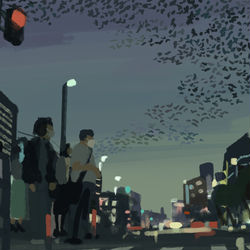 This is a pixiv picture whose title is ねぐら.