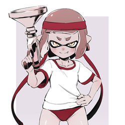 This is a pixiv picture whose title is Splatoonらくがき.