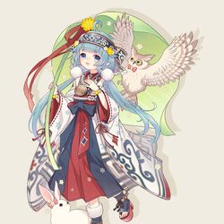This is a pixiv picture whose title is 【VTuber】ココロニちゃんキービジュアル.