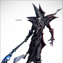 This is a pixiv picture whose title is ブラック・マジシャン.
