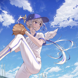 This is a pixiv picture whose title is 天使ボール.
