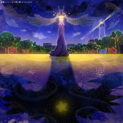 This is a pixiv picture whose title is 夜の国 -night world-.