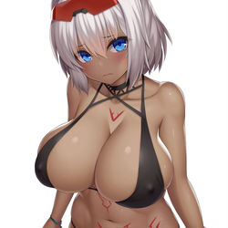 This is a pixiv picture whose title is 水着カイニス.