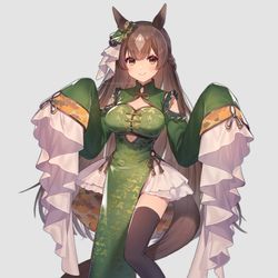 This is a pixiv picture whose title is チャイナドレス.