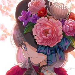 This is a pixiv picture whose title is 上海花.