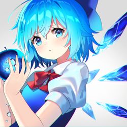 This is a pixiv picture whose title is 氷の妖精.