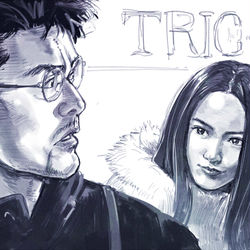This is a pixiv picture whose title is TRICK.