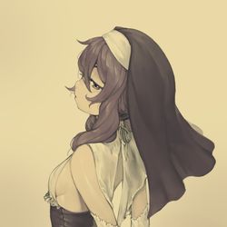 This is a pixiv picture whose title is tactical nun Shinoa.