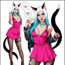 This is a pixiv picture whose title is My new OC Lilu!.