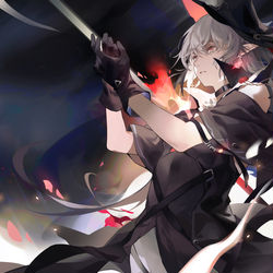 This is a pixiv picture whose title is 深海花.