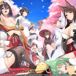 This is a pixiv picture whose title is アズレン4周年!!.